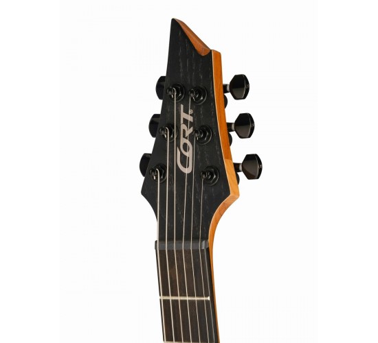 Cort KX700 EverTune OPBK Электрогитара, черная, с чехлом