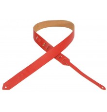 Levy's M70 RED XL кожанный гитарный ремень, цвет красный