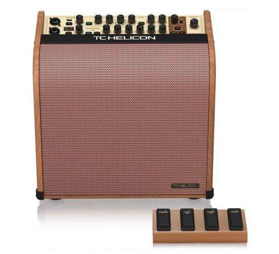TC Helicon Harmony V60 комбоусилитель 2-х канальный, 60 Вт, с вокальным процессором и 4 педалями
