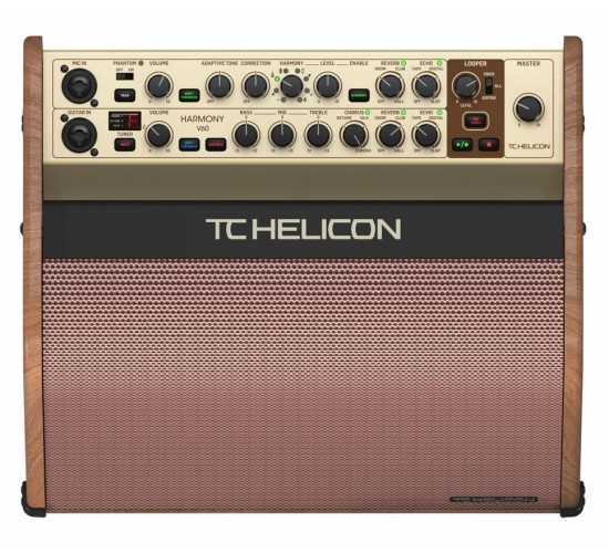 TC Helicon Harmony V60 комбоусилитель 2-х канальный, 60 Вт, с вокальным процессором и 4 педалями