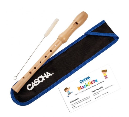 Cascha HH-2130 Блокфлейта сопрано, барочная система, клен, 2 части