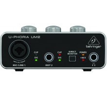 Behringer U-Phoria UM2 USB Аудио интерфейс