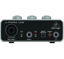 Behringer U-Phoria UM2 USB Аудио интерфейс