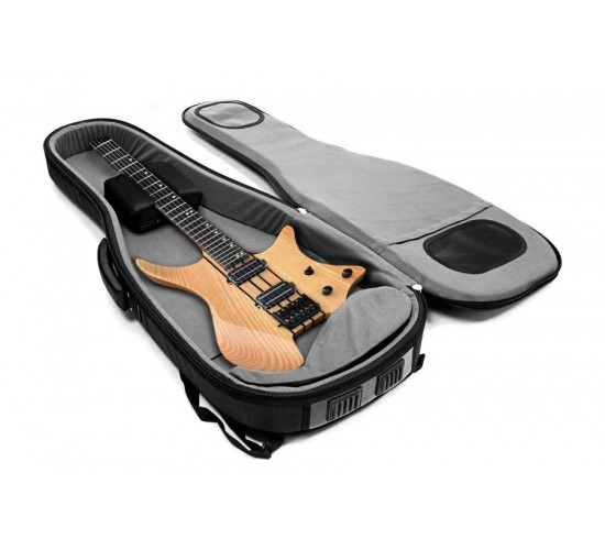 Bag&Music BM1120 Electro Headless полужесткий утепленный чехол для безголовой электрогитары, черный