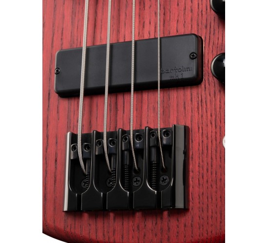 Cort B4 Element OPBR Artisan Series Бас-гитара, цвет красный