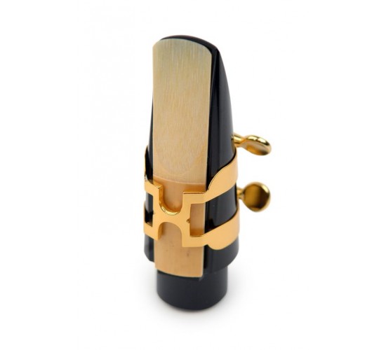 Rico HAS1G H-Ligature Лигатура с колпачком для саксофона альт, позолоченная