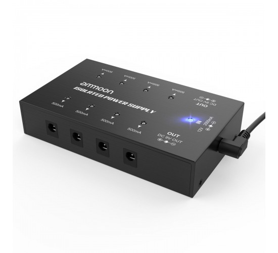 Ammoon Isolated Power Supply изолированный блок питания для гитарных эффектов на 8 выходов