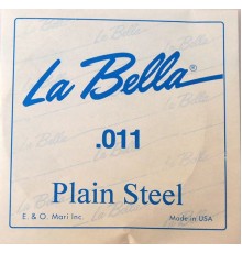 La Bella PS011 Отдельная стальная струна без оплетки, 011