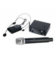 LAudio PRO2-MH Двухканальная радиосистема с ручным передатчиком и головным микрофоном PRO2-MH