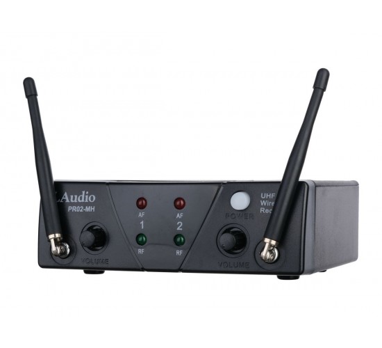 LAudio PRO2-MH Двухканальная радиосистема с ручным передатчиком и головным микрофоном PRO2-MH