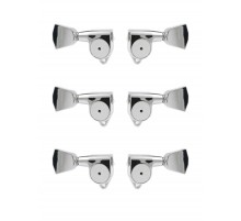Gotoh SG301-HAPM-04-C-L3+R3 Колки для гитары 3+3, локовые, хром