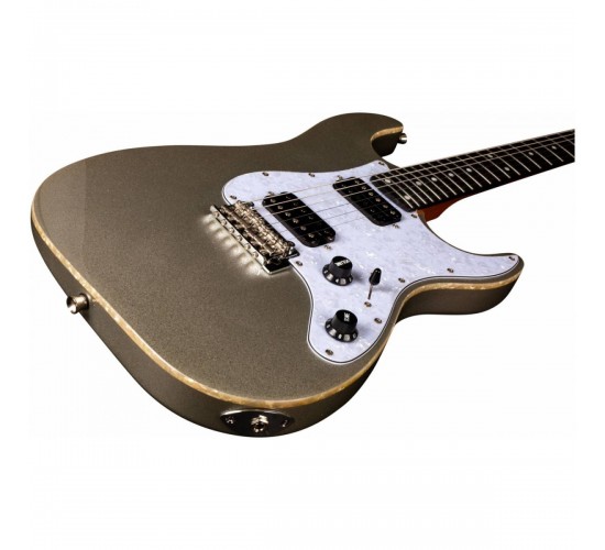 JET JS-500 SLS электрогитара, Stratocaster, корпус липа, 24 лада, HH, 1V1T, tremolo, цвет SLS