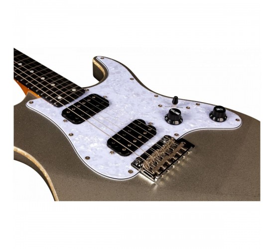 JET JS-500 SLS электрогитара, Stratocaster, корпус липа, 24 лада, HH, 1V1T, tremolo, цвет SLS