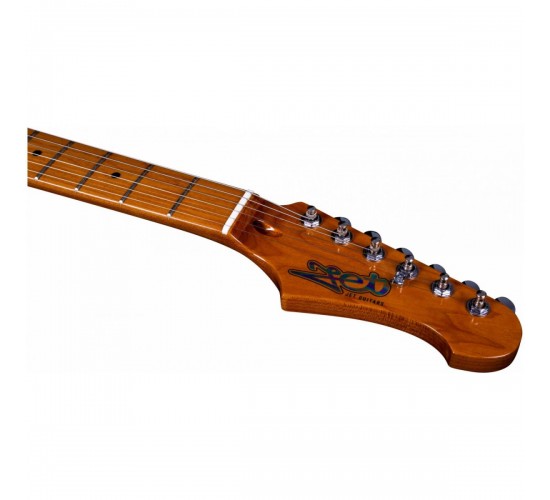 JET JS-400 SFG электрогитара, Stratocaster, корпус липа, 22 лада, HSS, tremolo, цвет SFG
