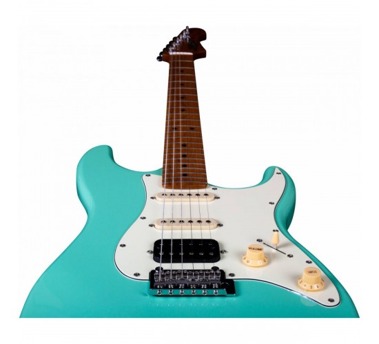 JET JS-400 SFG электрогитара, Stratocaster, корпус липа, 22 лада, HSS, tremolo, цвет SFG
