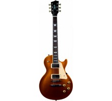 JET JL-500 GD электрогитара, Les Paul, корпус красное дерево, HH, цвет золотой