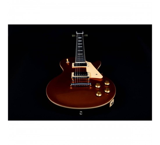 JET JL-500 GD электрогитара, Les Paul, корпус красное дерево, HH, цвет золотой
