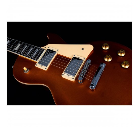 JET JL-500 GD электрогитара, Les Paul, корпус красное дерево, HH, цвет золотой