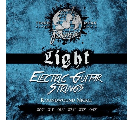 Framus 45200L струны для электрогитары Blue Label 9-42 (Light), никель