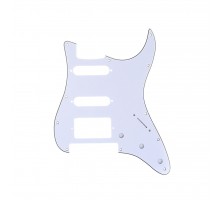 Musiclily MX1380WH Защитная накладка гитары Fender Stratocaster HSS, 3 слоя, белая
