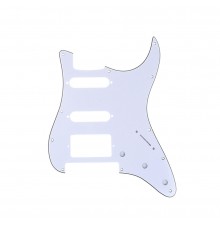 Musiclily MX1380WH Защитная накладка гитары Fender Stratocaster HSS, 3 слоя, белая