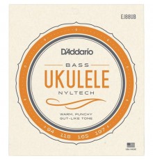 D'Addario EJ88UB струны для бас укулеле, серия Nyltech
