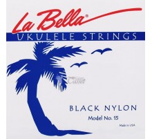 La Bella 15-BLACK Комплект струн для укулеле