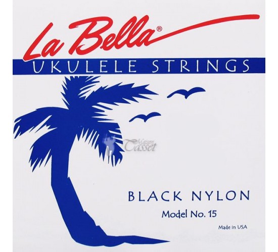La Bella 15-BLACK Комплект струн для укулеле