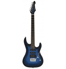 Aria Pro II MAC-STD MBS электрогитара, цвет Metallic Blue Shade