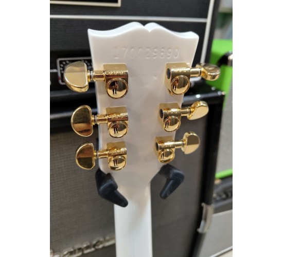 Gibson Les Paul Studio Alpine White электрогитара, цвет белый, США 2017 USED