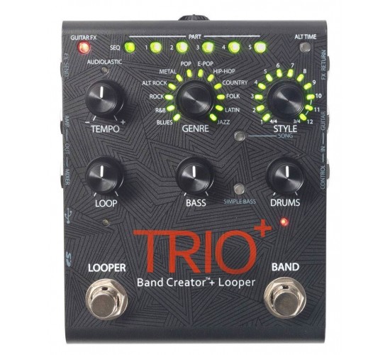 Digitech Trio+ Band Creator гитарная педаль, автоаккомпаниатор + лупер, выставочный образец