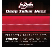 La Bella 760FS Комплект струн для 4-струнной бас-гитары 45-105