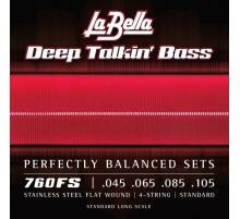 La Bella 760FS Комплект струн для 4-струнной бас-гитары 45-105