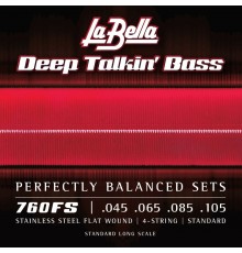 La Bella 760FS Комплект струн для 4-струнной бас-гитары 45-105