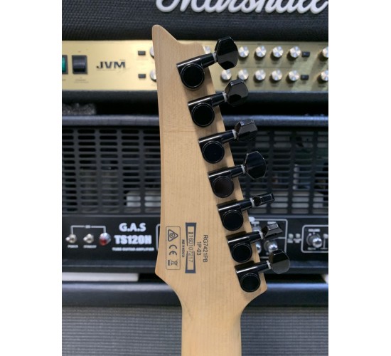 Ibanez RG7421PB TGF 7-струнная электрогитара, цвет Transparent Gray Flat USED