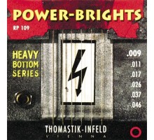 Thomastik RP109 Power-Brights Heavy Bottom Комплект струн для электрогитары, 9-46