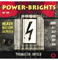 Thomastik RP109 Power-Brights Heavy Bottom Комплект струн для электрогитары, 9-46