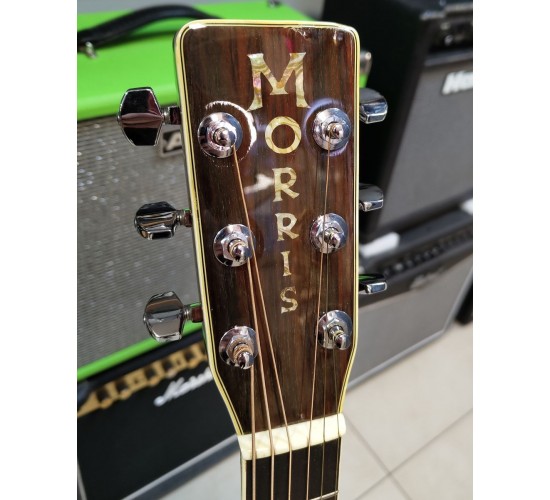 Morris W50 акустическая гитара, Япония (Б/У, сер.№ 50)