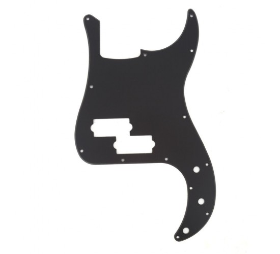 Musiclily MX0360 Защитная накладка бас-гитары Precision Bass, 1 слой, черная матовая