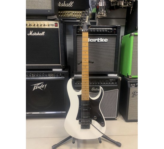 Ibanez Prestige RG2450MZ GW электрогитара, цвет белый, Япония 2010 USED