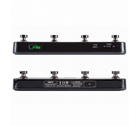 Mooer GWF4 BK Беспроводной педальный переключатель для гитары GTRS