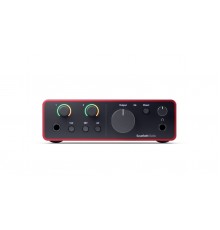 Focusrite Scarlett Solo 4th Gen Аудиоинтерфейс USB, 2 входа/2 выхода