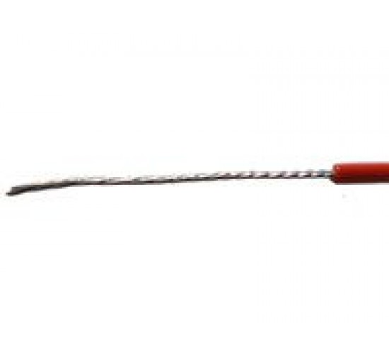 Провод для распайки одножильный стандарт 26AWG, изоляция пвх, красный