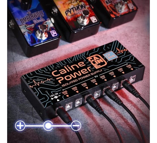 Caline CP-205 Multi-Output Power Supply блок питания для гитарных эффектов на 8 выходов
