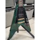 Grass Roots Delight-V mini Flying V электрогитара, цвет изумрудный USED