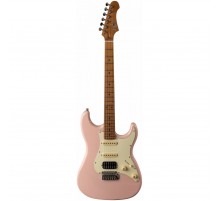 JET JS-400 PK электрогитара, Stratocaster, цвет shell pink (розовый)