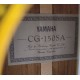 Yamaha CG-150SA классическая гитара, Тайвань USED