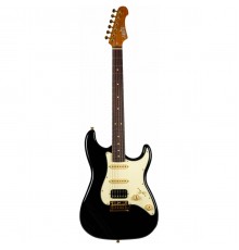 JET JS-480 BK G электрогитара, Stratocaster, цвет чёрный