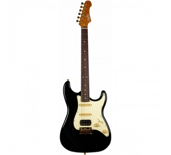JET JS-480 BK G электрогитара, Stratocaster, цвет чёрный