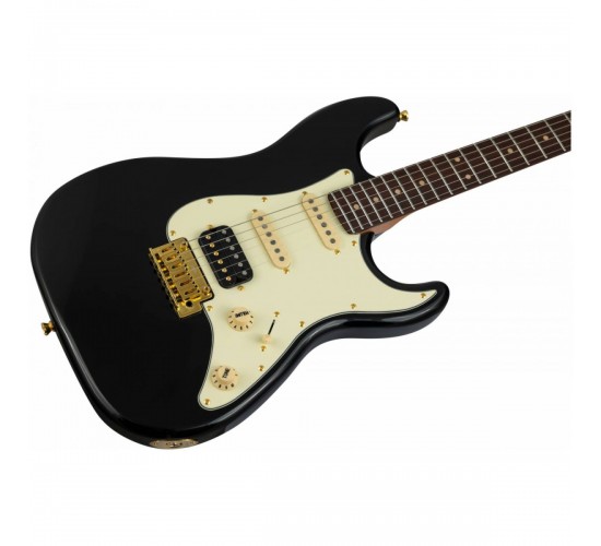 JET JS-480 BK G электрогитара, Stratocaster, цвет чёрный